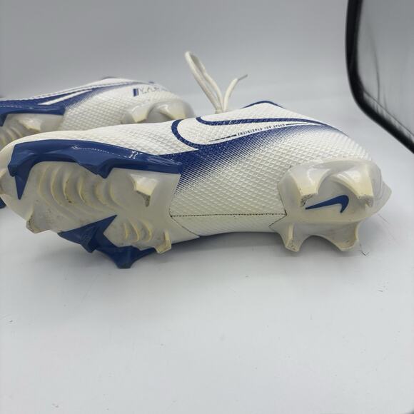 Nike Football Cleats Mens Size 8 Vapor 360 Speed White Blue Spikes CD0082-101 B4 - Picture 11 of 12